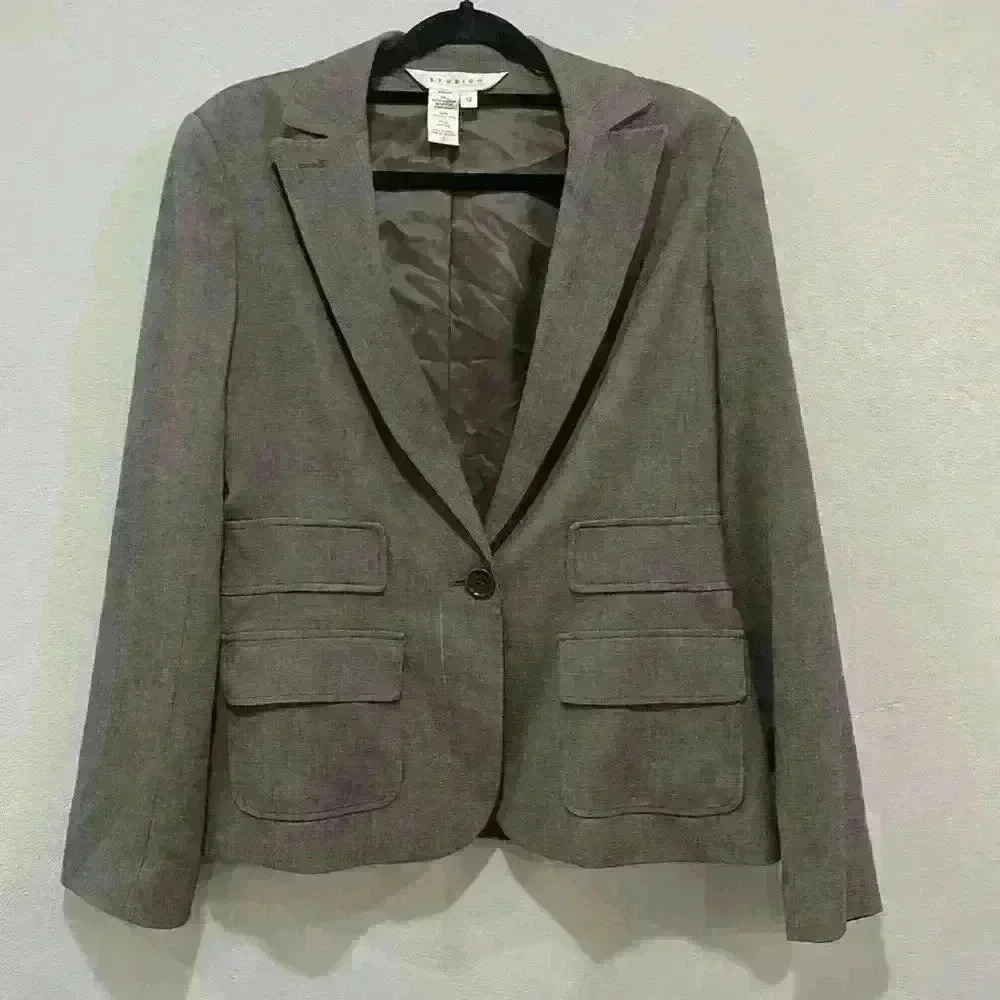 Studio M vintage brown blazer size 12